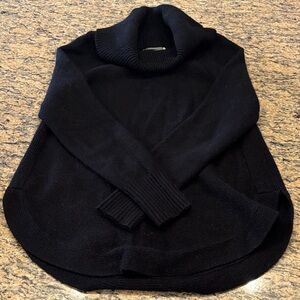 Anthropologie Classic Black Turtleneck Sweater